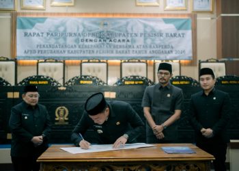 Perubahan APBD 2026 Disetujui, Wabup Pesisir Barat Apresiasi Sinergi Transparan Bersama Legislatif