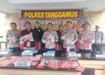 25 Kasus Narkotika Diungkap, Polres Tanggamus Amankan 27 Tersangka