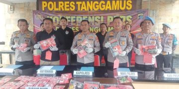 25 Kasus Narkotika Diungkap, Polres Tanggamus Amankan 27 Tersangka