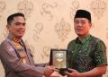 Kapolres Pesisir Barat Sambut Kunjungan Bupati dan Wakil Bupati, Bahas Penguatan Sinergitas