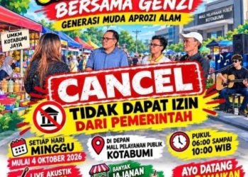 Car Free Day Gen Zi Ditunda, UMKM dan Komunitas Diminta Menunggu Kepastian