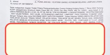 Terduga Penipu Fortuner Ketua KPU Lampura Kabur, Dikejar Polisi hingga Untung Suropati