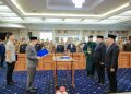 Sekdaprov Lampung Lantik Dua Pejabat Pimpinan Tinggi Pratama Pemprov Lampung