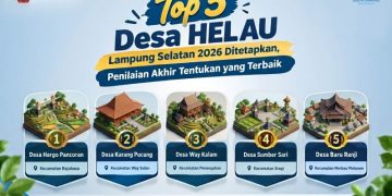 Pemkab Lampung Selatan Tetapkan Lima Finalis Lomba Desa HELAU 2026