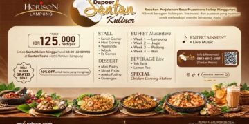 Dapoer Santan Kuliner Horison Lampung Tawarkan Buffet Tematik Setiap Sabtu Malam