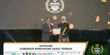 Gubernur Lampung Raih Grand BAZNAS Awards 2026, Sinergi Zakat Produktif Terus Diperkuat