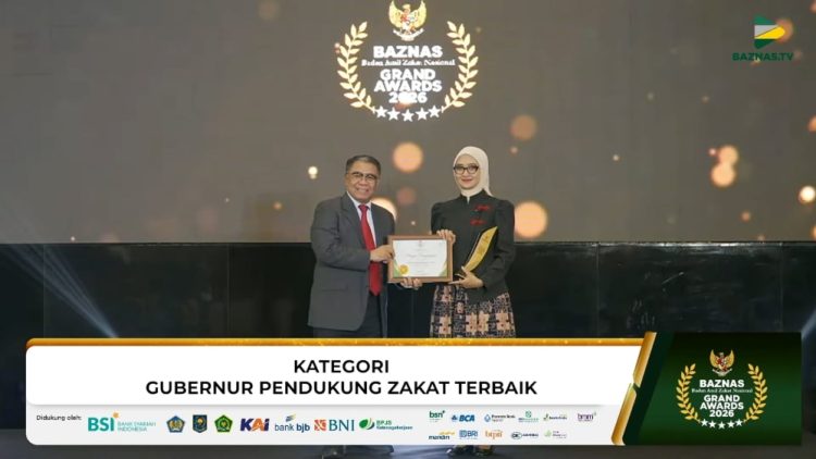 Gubernur Lampung Raih Grand BAZNAS Awards 2026, Sinergi Zakat Produktif Terus Diperkuat