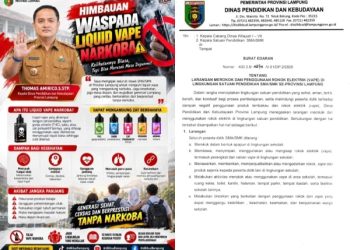 Disdikbud Lampung Larang Siswa Merokok dan Pakai Vape, Pelanggar Terancam Sanksi