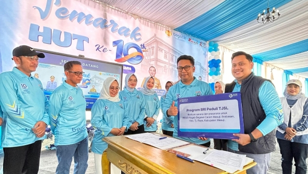 BRI Peduli Hadirkan Gapura dan Ruang Tunggu Keluarga Pasien di RSUD Mesuji