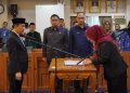 Sekdaprov Lampung Lantik 13 Pejabat Administrator, Integritas Jadi Pesan Gubernur Lampung
